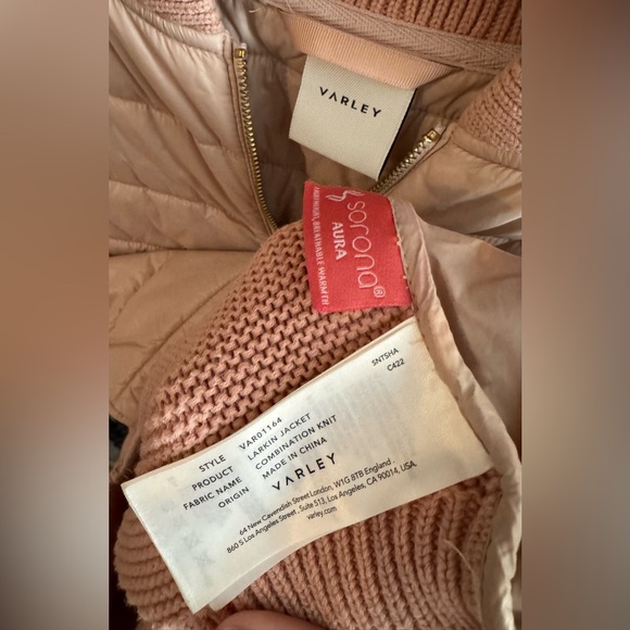 Varley Larkin Jacket (Mahogany Rose) SS23 - Picture 5 of 8